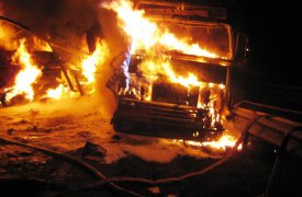 В Новомосковске задержали вымогателя-поджигателя