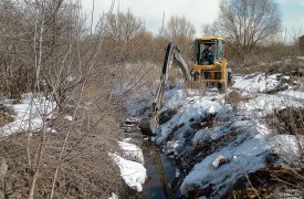 Центральный округ Тулы готовится к весеннему паводку