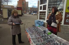 В Пролетарском округе Тулы выявили пять незаконных торговых точек