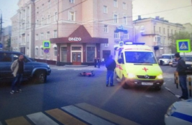 В центре Тулы «УАЗ» сбил велосипедиста