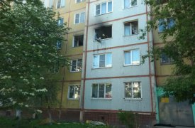 В Туле на ул. М. Горького из пожара спасли двух человек
