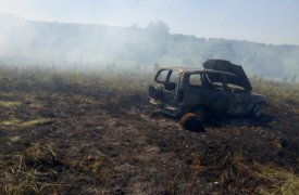 В Алексине расследуется убийство мужчины, обнаруженного в сгоревшем автомобиле