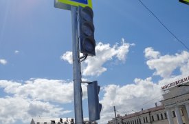 В Туле появился новый светофор