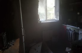 Под Тулой из горящего дома пожарные спасли одного человека