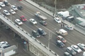 В Туле на Зареченском мосту произошло массовое ДТП