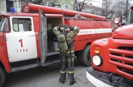 За сутки в Тульской области произошло два пожара