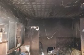Пожар в Туле на ул. Н.Руднева: огнеборцы спасли семь человек