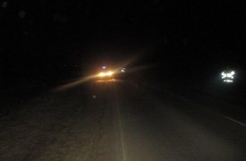 Ночью в Тульской области 22-летняя автоледи насмерть сбила пешехода
