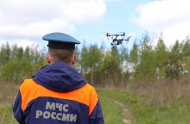 Тульские сотрудники МЧС используют беспилотники для мониторинга пожароопасной обстановки