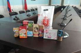 Тульским медикам подарили 226 наборов с чаем, кофе и сладостями