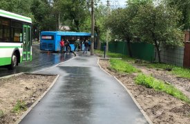 В Туле на Городском переулке автобус чуть не протаранил жилой дом