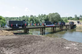 В Тульской области открылся новый мост через реку Упу