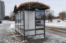На Восточном обводе оборудован новый остановочный павильон