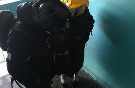 Из горящего общежития в Новомосковске спасли детей