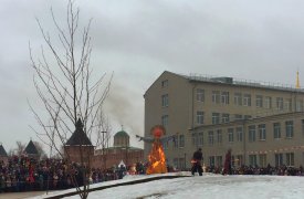 Как в Туле отметили Масленицу на Казанской набережной