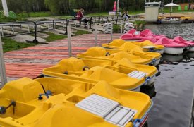В Центральном парке Тулы начал работу лодочный прокат