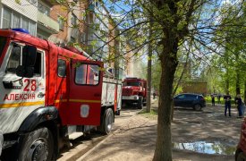 В Алексине из пожара эвакуировали 30 человек