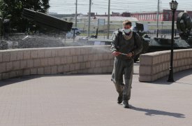 За сегодня спасатели продезинфицировали три тульских вокзала