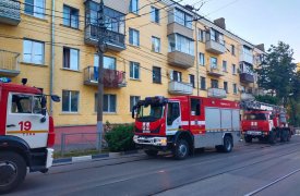 7 человек спасли из горящего многоквартирного дома тульские пожарные