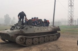Фото с места событий: тульские спасатели помогают тушить леса в Якутии