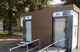 Бесплатный туалет в Могилевском сквере оказался закрыт для пользования