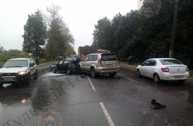 В Новомосковске в тройном ДТП пострадал 7-летний мальчик