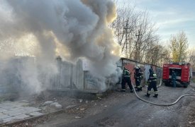 В Новомосковске в гараже сгорел 64-летний мужчина