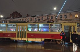 В Туле из-за поломки остановлено движение трамваев по улице Советской