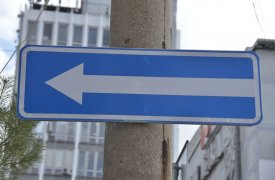 В Туле улица Льва Толстого оказалась перекрыта в районе выезда на проспект Ленина