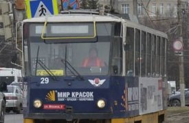 Непогода и безалаберные водители вечером 14 января парализовали движение трамваев в городе