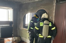 В Новомосковске при пожаре пострадал 57-летний мужчина, отравившийся дымом