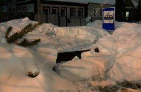 В Туле, в микрорайоне Мясново, рухнула трамвайная остановка