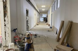 В Новомосковске начался первый капитальный ремонт поликлиники Новомосковской ГКБ