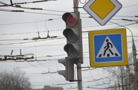 Новый светофор на Одоевском путепроводе в Туле поставили для снижения  аварийности