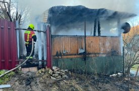 В Заокском районе Тульской области на даче чуть не сгорел пенсионер