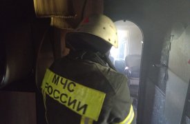 На пожаре в Болохово Тульской области эвакуированы 19 человек