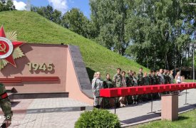 Останки 60 бойцов Красной армии перезахоронили в Арсеньевском районе Тульской области