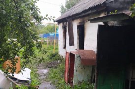 Следственный комитет проверяет обстоятельства гибели мужчины на пожаре в Арсеньево