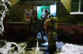 Из огня в жилом доме в Щекине спасли ребенка