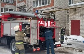 В Алексине 37-летний мужчина пострадал на пожаре