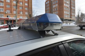 Под Тулой легковушка опрокинулась на бок