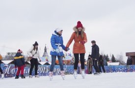 В Тульском Заречье открылся ледовый каток