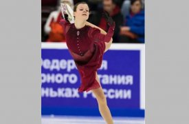 Тулячка Ангелина Палагина вошла в десятку сильнейших на этапе Гран-при России по фигурному катанию