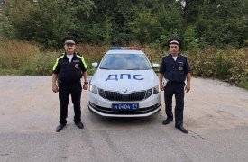 Тульские госавтоинспекторы на дороге спасли жизнь мужчине с сердечным приступом