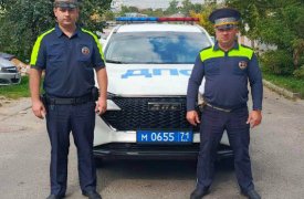 Тульские госавтоинспекторы помогли спасти жизнь нуждавшейся в госпитализации маленькой девочки