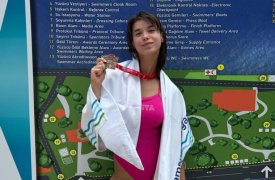 Тулячка Таисия Сенникова вплавь пересекла пролив Босфор