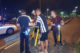 Только за минувшие выходные в Туле были оштрафованы восемь самокатчиков-нарушителей 