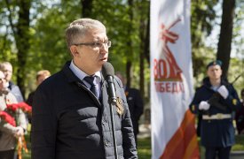 Дмитрий Миляев поздравил туляков с Днем Победы