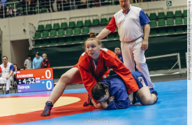 Тулячка Елена Алленова победила на Кубке России по самбо среди студентов