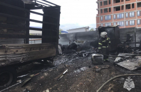 Спасатели ликвидировали пожар в тульских Горелках